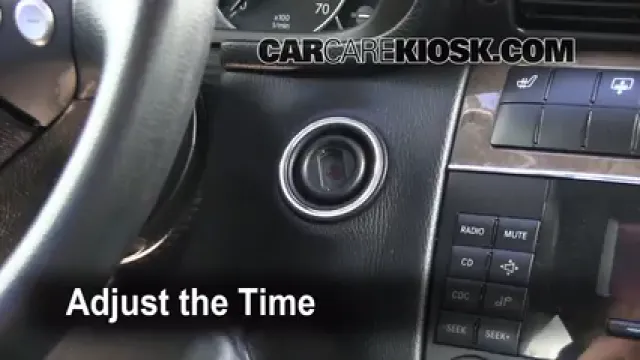 2007 Mercedes-Benz C230 Sport 2.5L V6 FlexFuel Horloge Régler l'horloge
